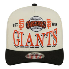 San Francisco Giants New Era Throwback Tri-Hit A-Frame 9FIFTY Adjustable Hat - MLB Hats