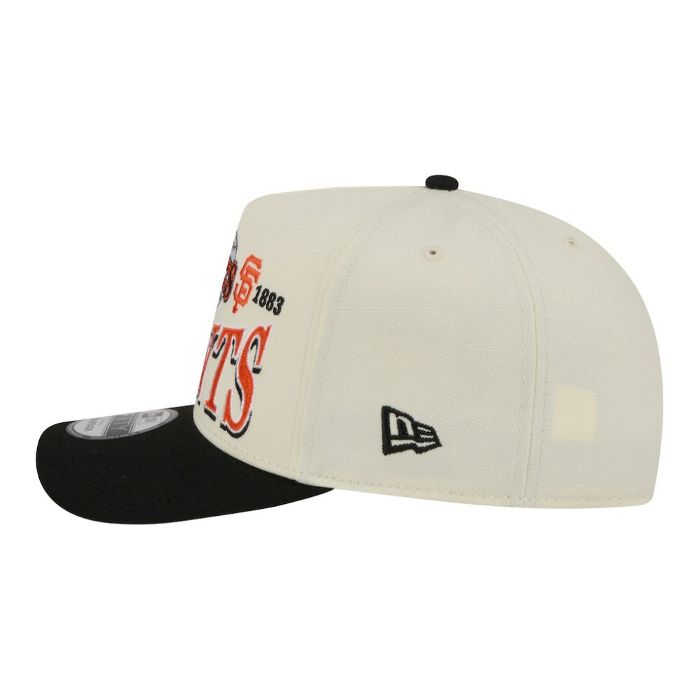 San Francisco Giants New Era Throwback Tri-Hit A-Frame 9FIFTY Adjustable Hat - MLB Hats