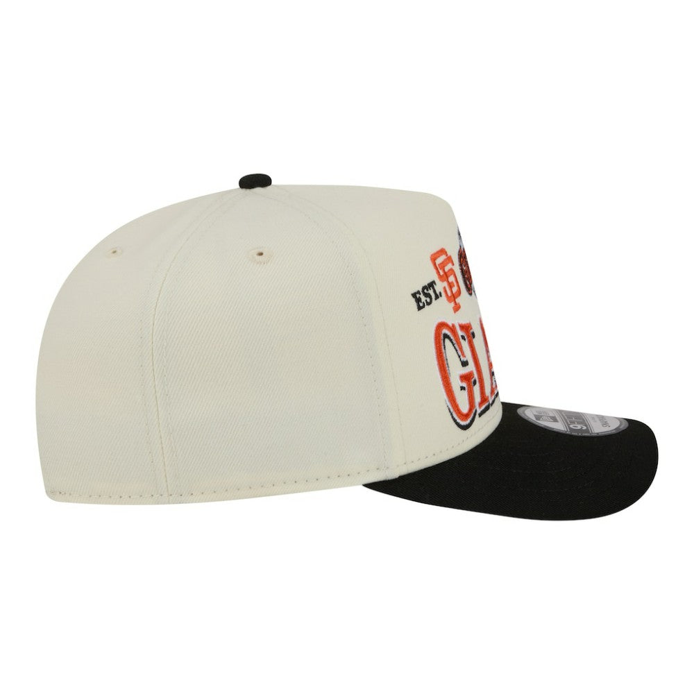 San Francisco Giants New Era Throwback Tri-Hit A-Frame 9FIFTY Adjustable Hat - MLB Hats