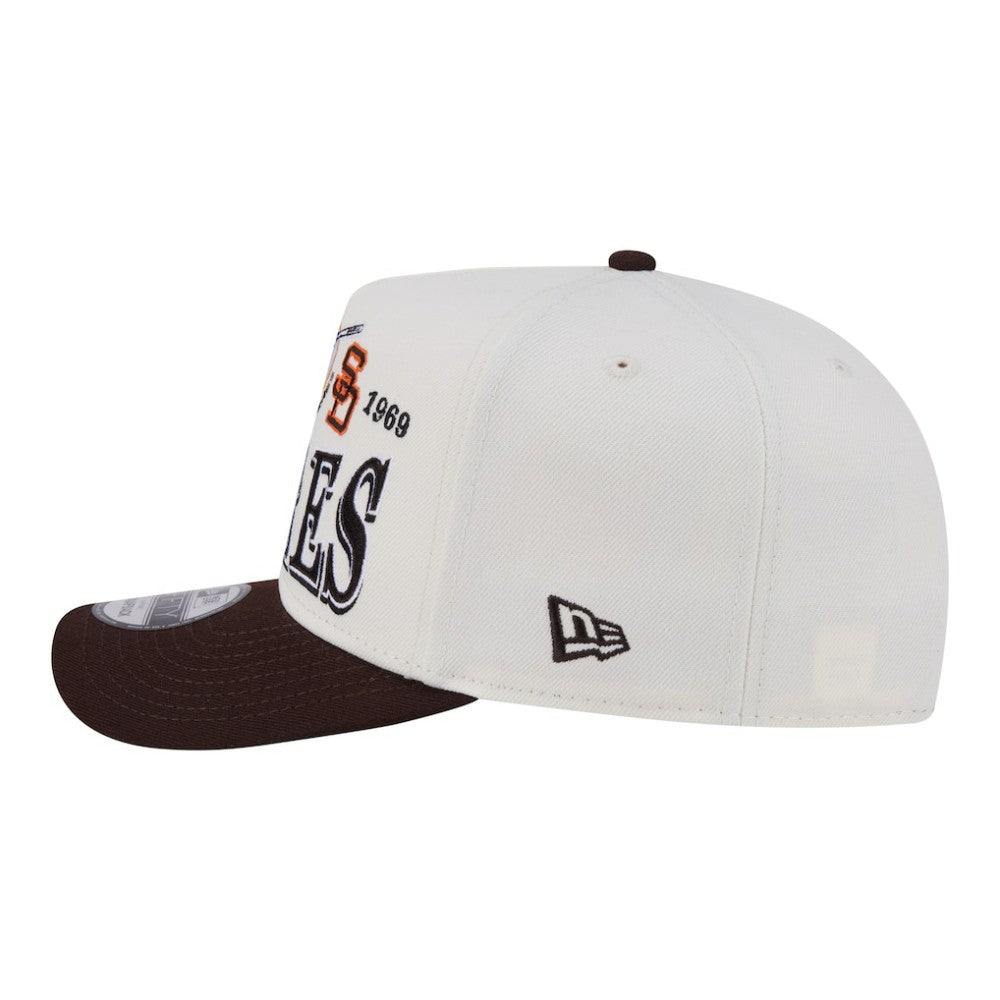 San Diego Padres New Era Throwback Tri-Hit A-Frame 9FIFTY Adjustable Hat - MLB Hats