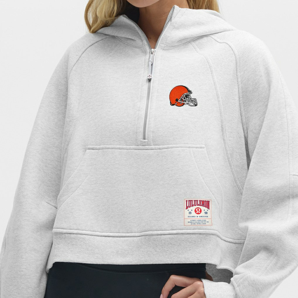 Cleveland Browns lululemon Women's Scuba Oversized Half-Zip Hoodie | NFL Outlet