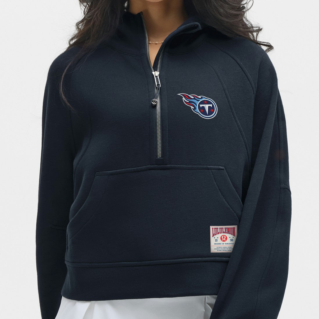 Tennessee Titans lululemon Women's Scuba Oversized Half-Zip Hoodie | NFL New