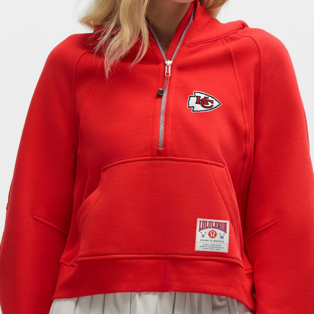 Kansas City Chiefs lululemon Women's Scuba Oversized Half-Zip Hoodie | NFL Sale