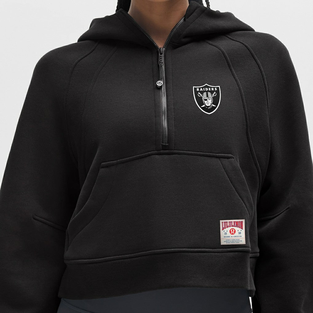Las Vegas Raiders lululemon Women's Scuba Oversized Half-Zip Hoodie | NFL On sale