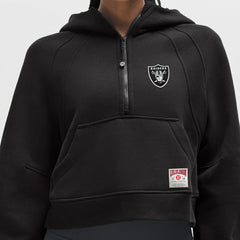 Las Vegas Raiders lululemon Women's Scuba Oversized Half-Zip Hoodie | NFL On sale