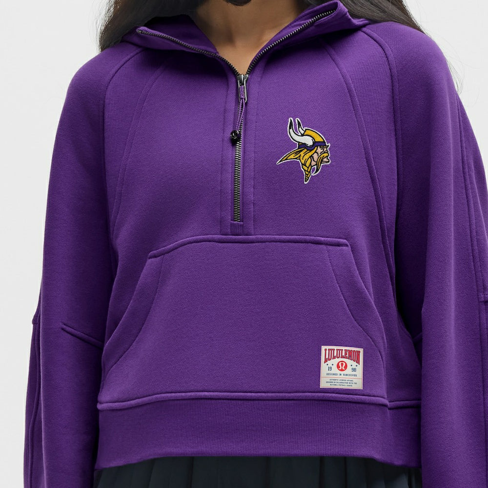 Minnesota Vikings lululemon Women's Scuba Oversized Half-Zip Hoodie | NFL US