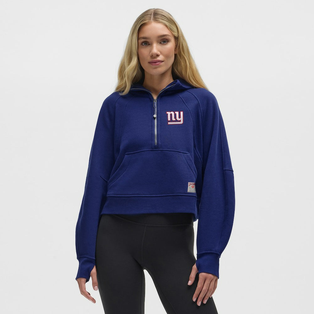 New York Giants lululemon Women's Scuba Oversized Half-Zip Hoodie | NFL Discount