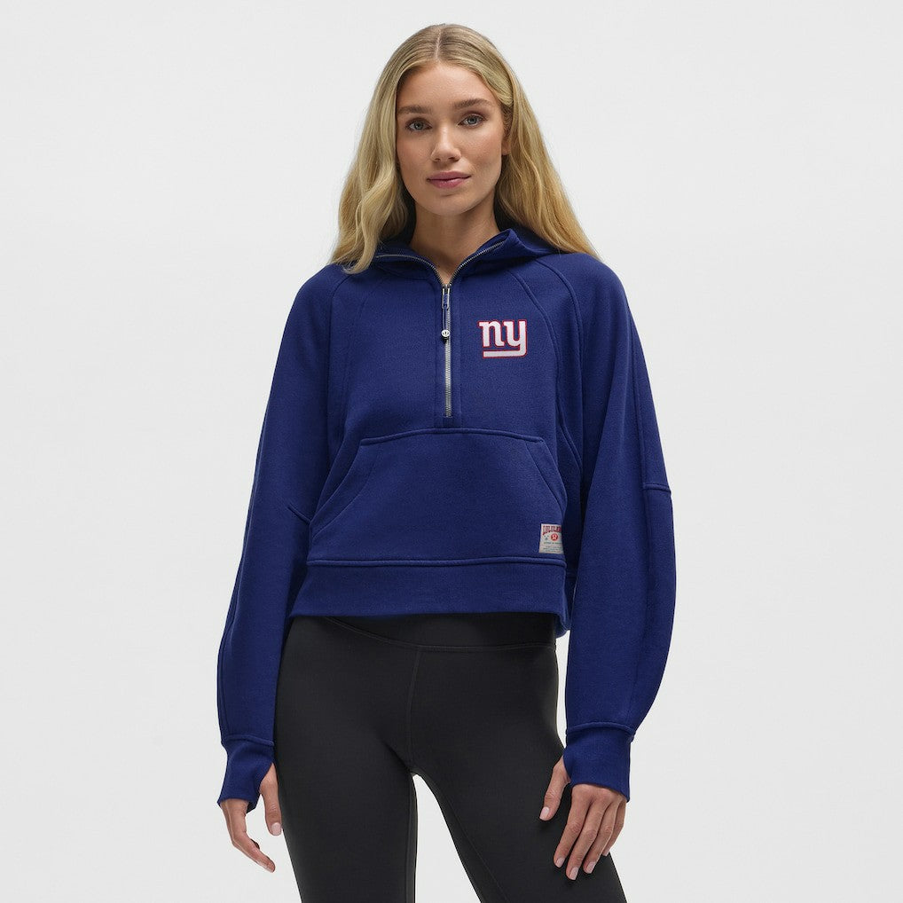 New York Giants lululemon Women's Scuba Oversized Half-Zip Hoodie | NFL Discount