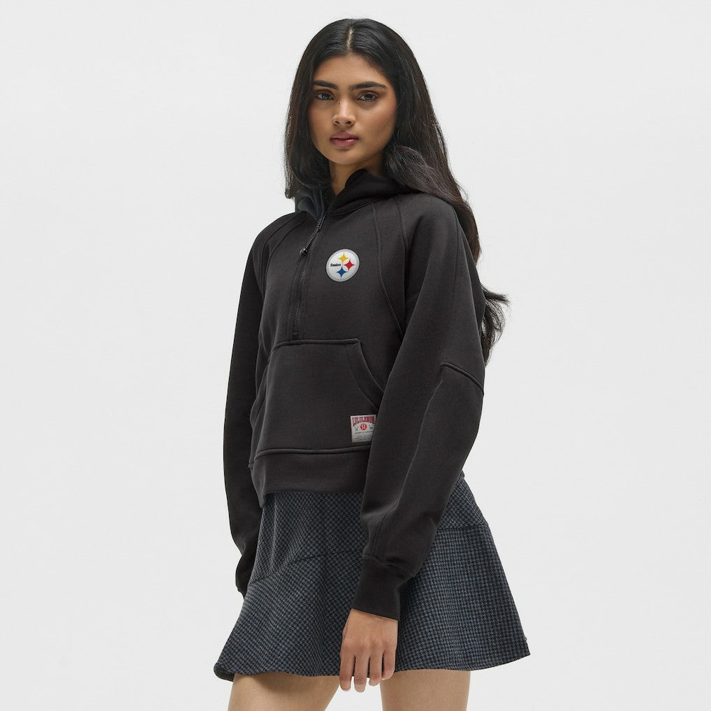 Pittsburgh Steelers lululemon Women's Scuba Oversized Half-Zip Hoodie | NFL Online