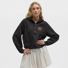 Cincinnati Bengals lululemon Women's Scuba Oversized Half-Zip Hoodie | NFL On sale