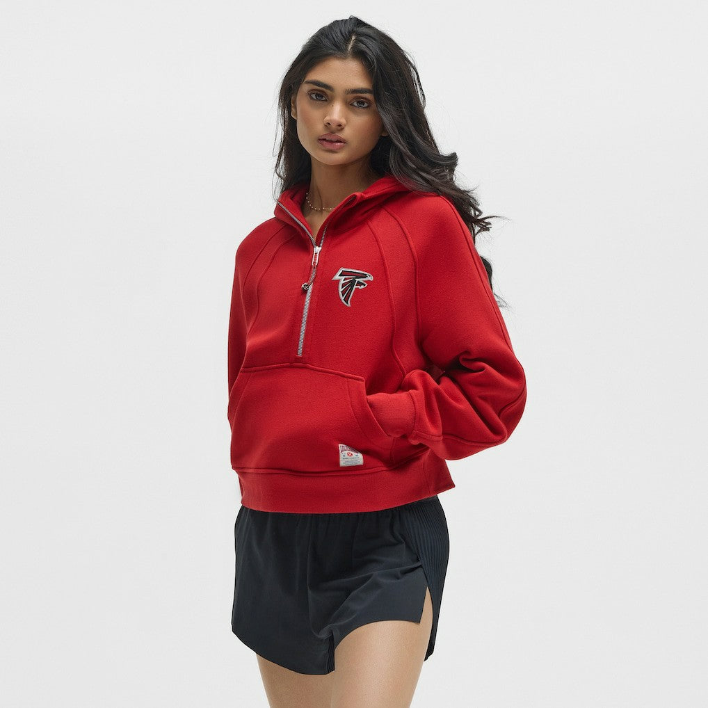 Atlanta Falcons lululemon Women's Scuba Oversized Half-Zip Hoodie | NFL New