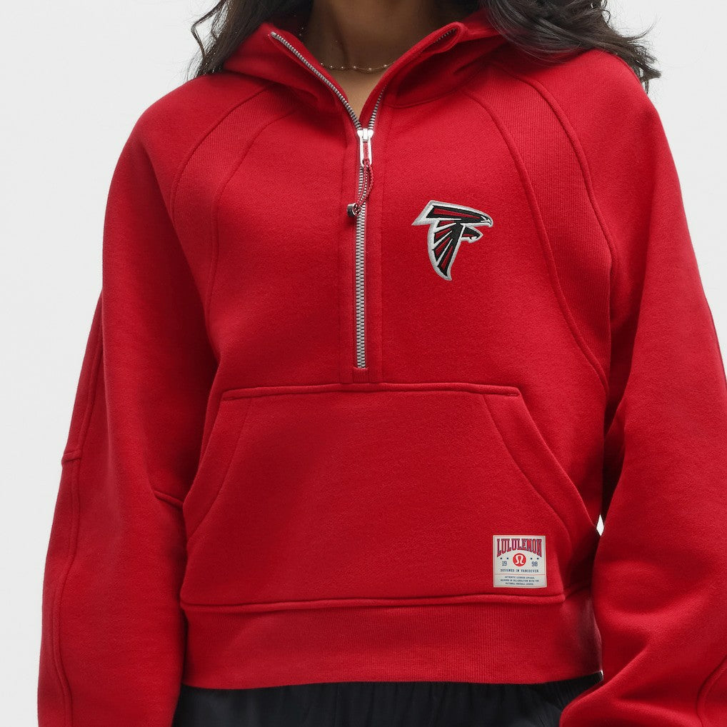 Atlanta Falcons lululemon Women's Scuba Oversized Half-Zip Hoodie | NFL New