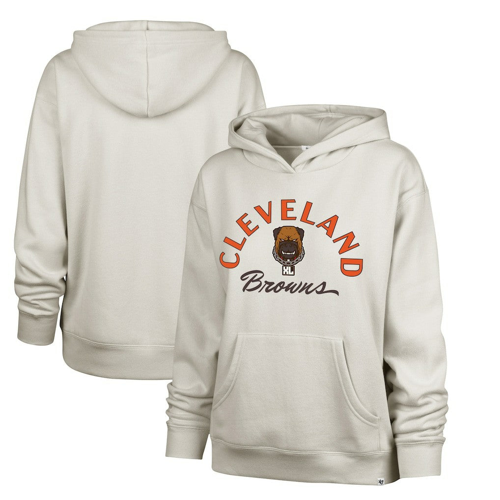 Cleveland Browns '47 Women's Dawg Pound XL Whirlwind Naomi Pullover Hoodie | NFL Near me
