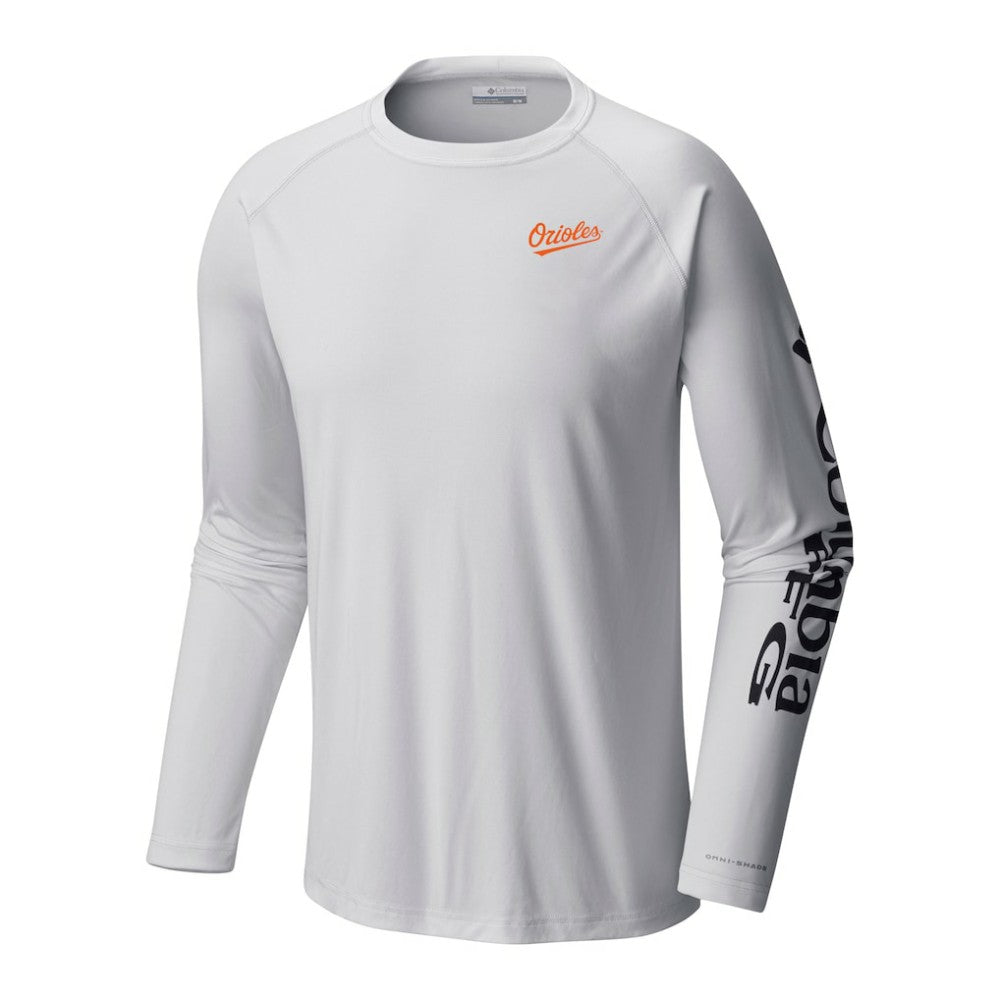 Baltimore Orioles Columbia Terminal Tackle Long Sleeve Shirt - MLB