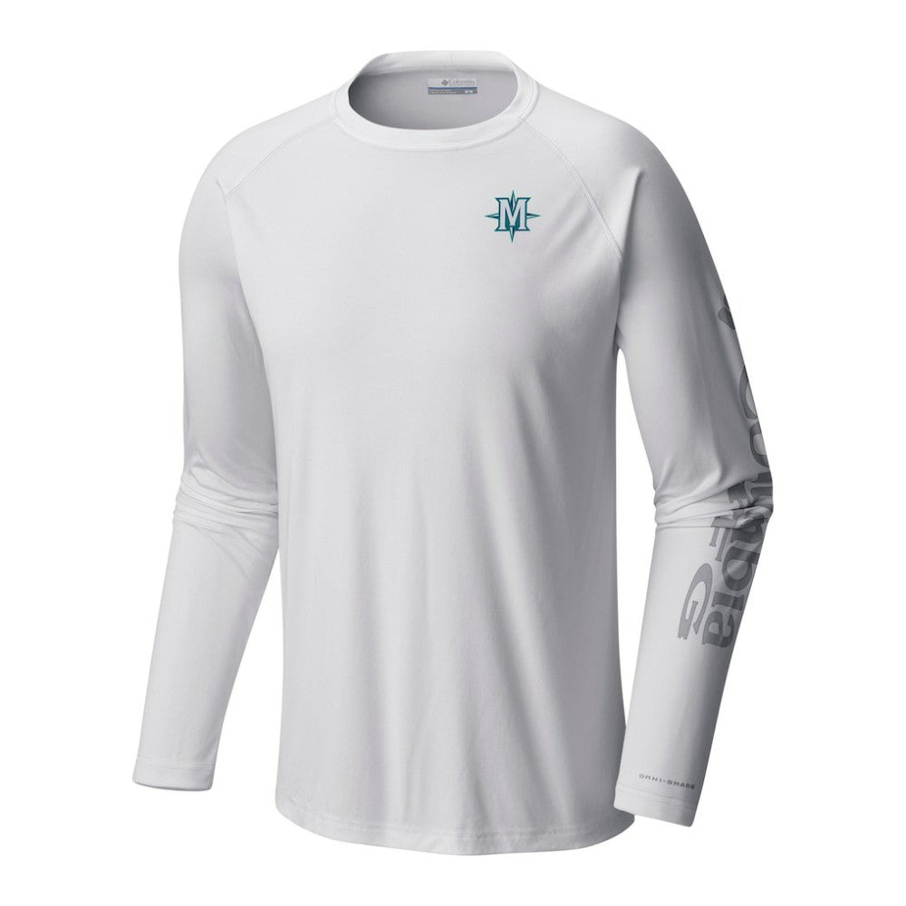 Seattle Mariners Columbia Terminal Tackle Long Sleeve Shirt - MLB