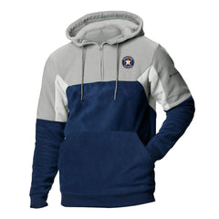 Houston Astros Columbia Men's Lodge Fleece Quarter-Zip Hoodie - MLB Hoodies