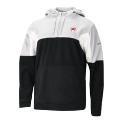 Cincinnati Reds Columbia Men's Lodge Fleece Quarter-Zip Hoodie - MLB Hoodies