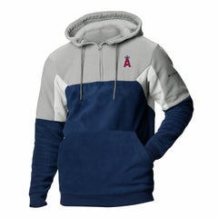Los Angeles Angels Columbia Men's Lodge Fleece Quarter-Zip Hoodie - MLB Hoodies