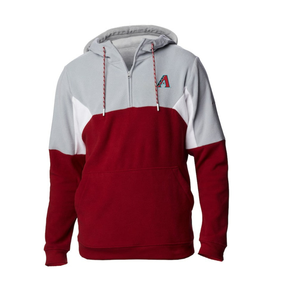 Arizona Diamondbacks Columbia Lodge Fleece Quarter-Zip Hoodie - MLB Hoodies