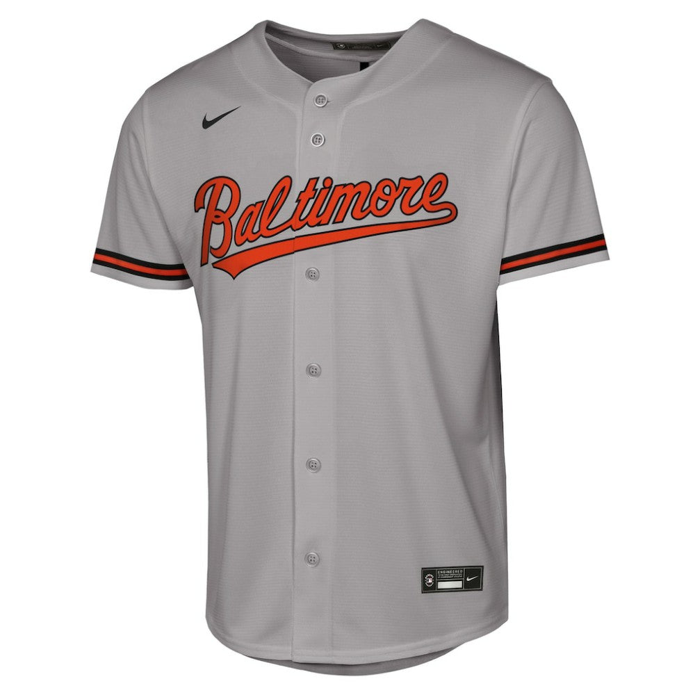 Adley Rutschman Baltimore Orioles Nike Youth Road Replica Jersey - MLB Jerseys
