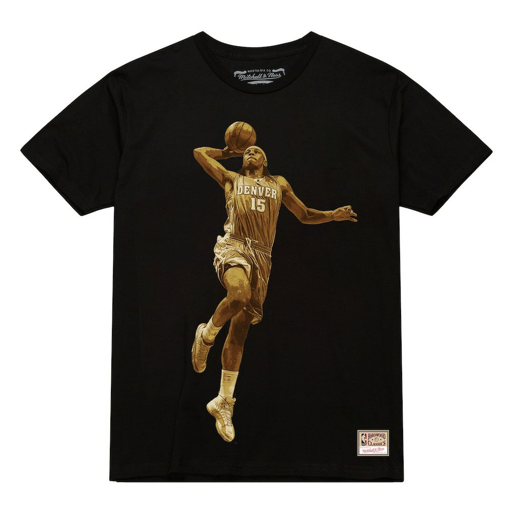 Carmelo Anthony Denver Nuggets Male Adult Black NBA ULTIMATE PLAYER GOLD TEE shop | NBA