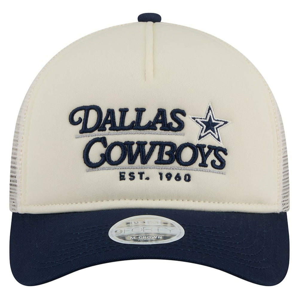 Dallas Cowboys Women's Retro A-Frame 9FORTY Adjustable Hat | NFL Outlet