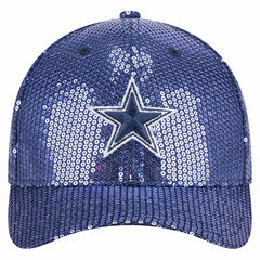 Dallas Cowboys Women's Sequin 9FORTY Adjustable Hat | NFL US