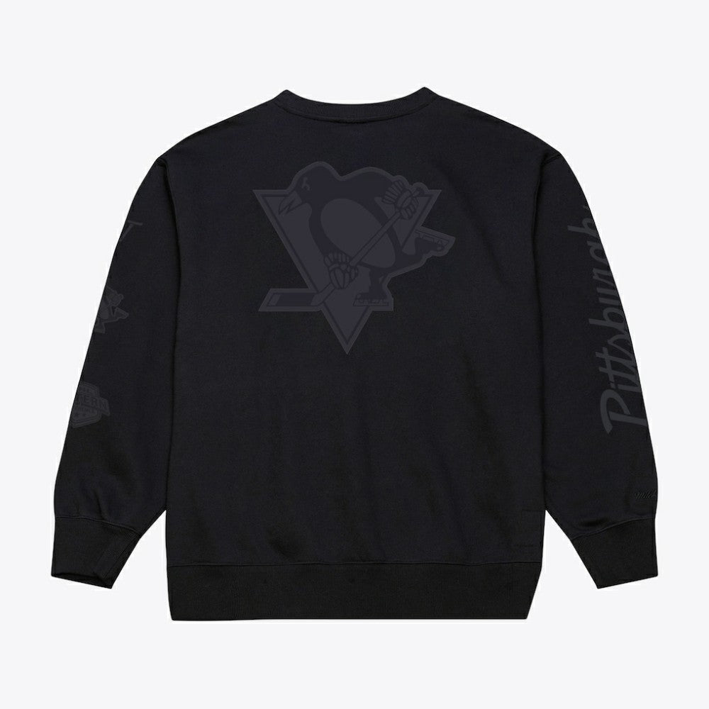 Pittsburgh Penguins Mitchell & Ness Phantom Fleece Crew Neck Sweatshirt -  NHL Sweatshirts