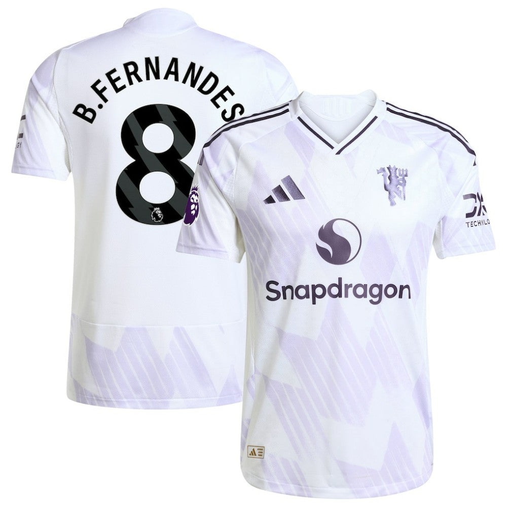 Bruno Fernandes Manchester United 2025/26 Away Player Jersey