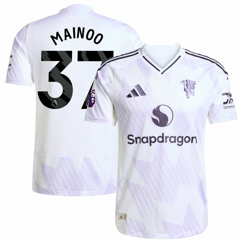 Kobbie Mainoo Manchester United 2025/26 Away Player Jersey
