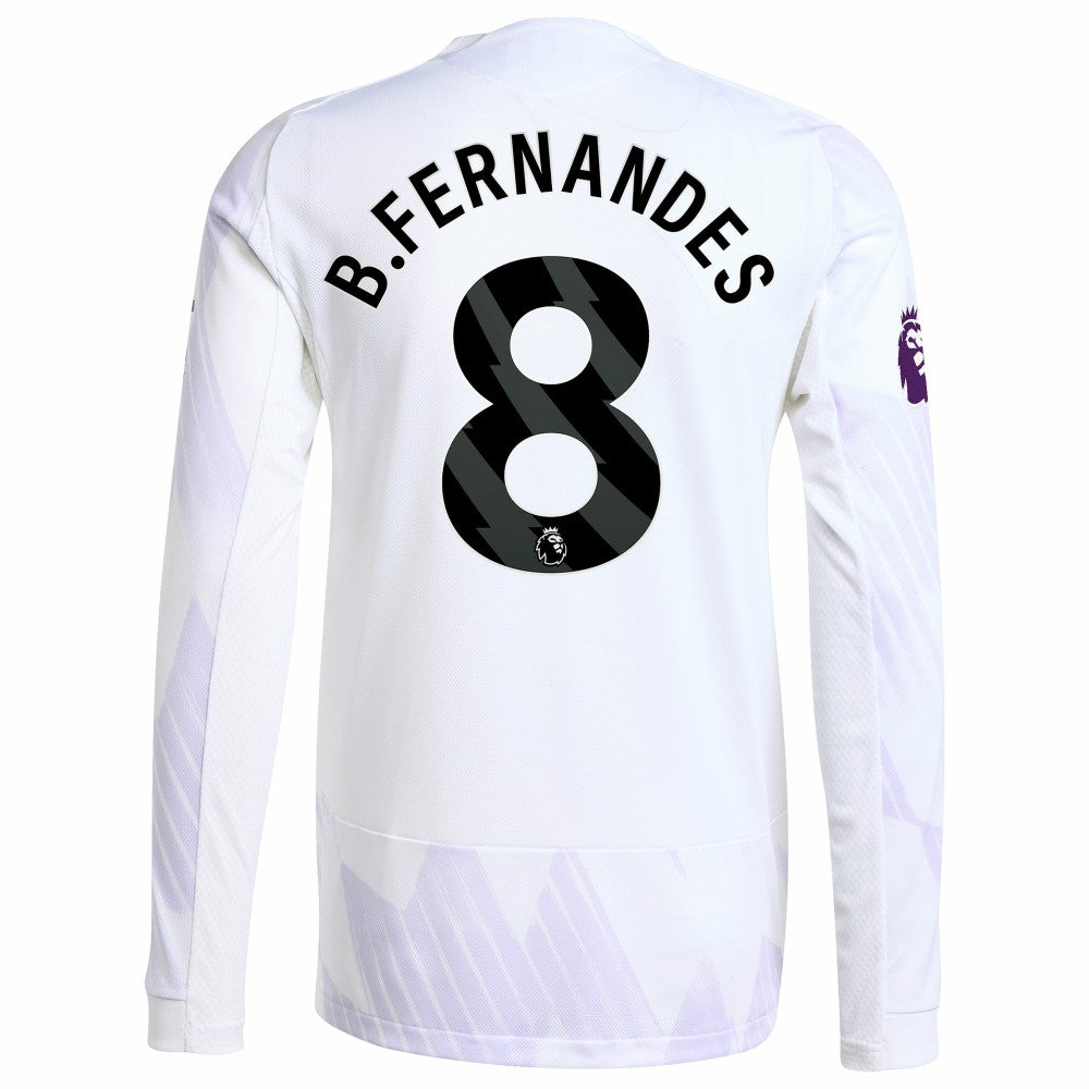 Bruno Fernandes Manchester United 2025/26 Away Long Sleeve Player Jersey