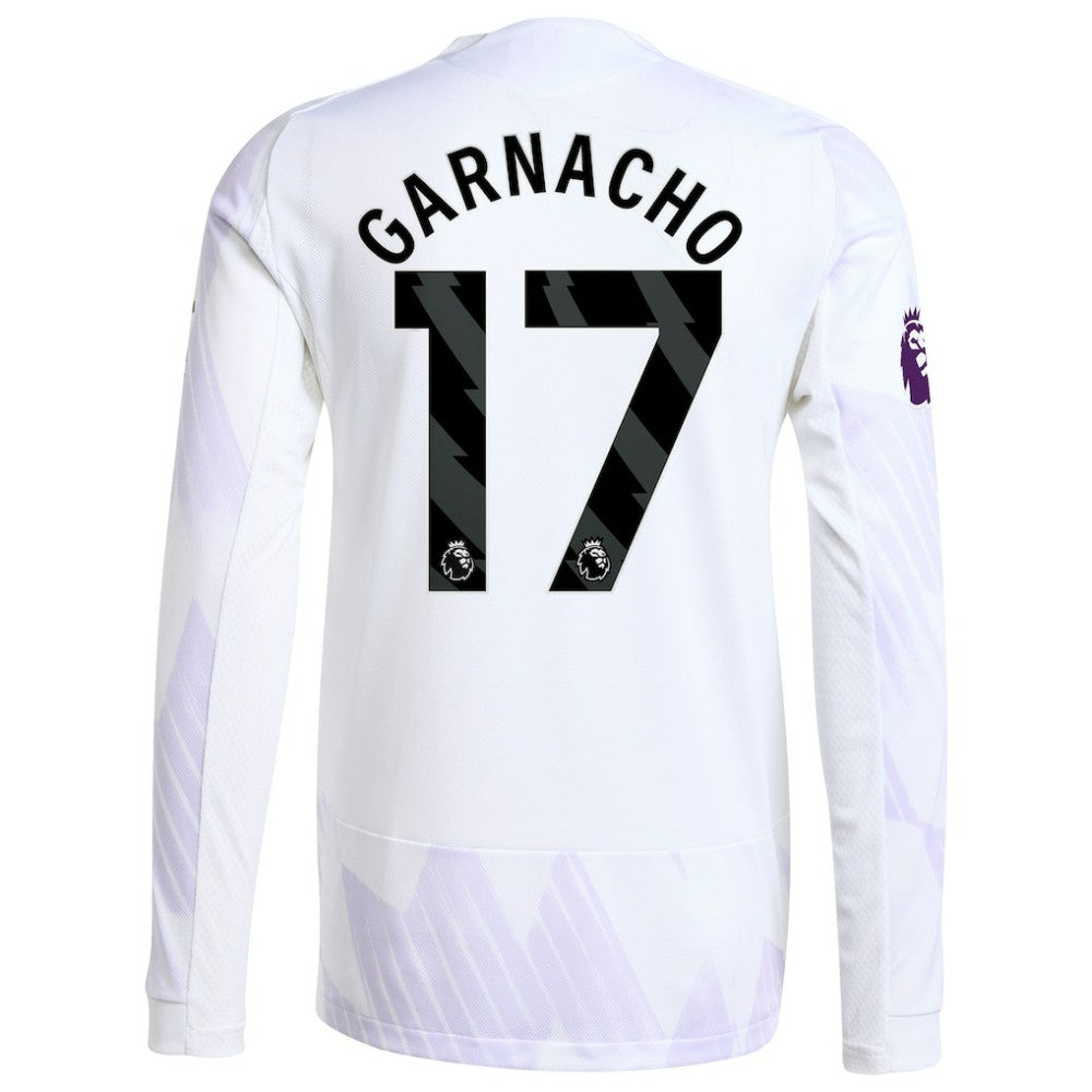 Alejandro Garnacho Manchester United 2025/26 Away Long Sleeve Player Jersey