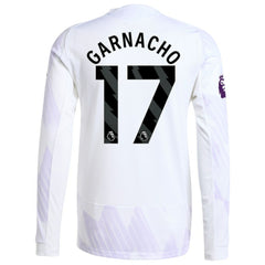 Alejandro Garnacho Manchester United 2025/26 Away Long Sleeve Player Jersey