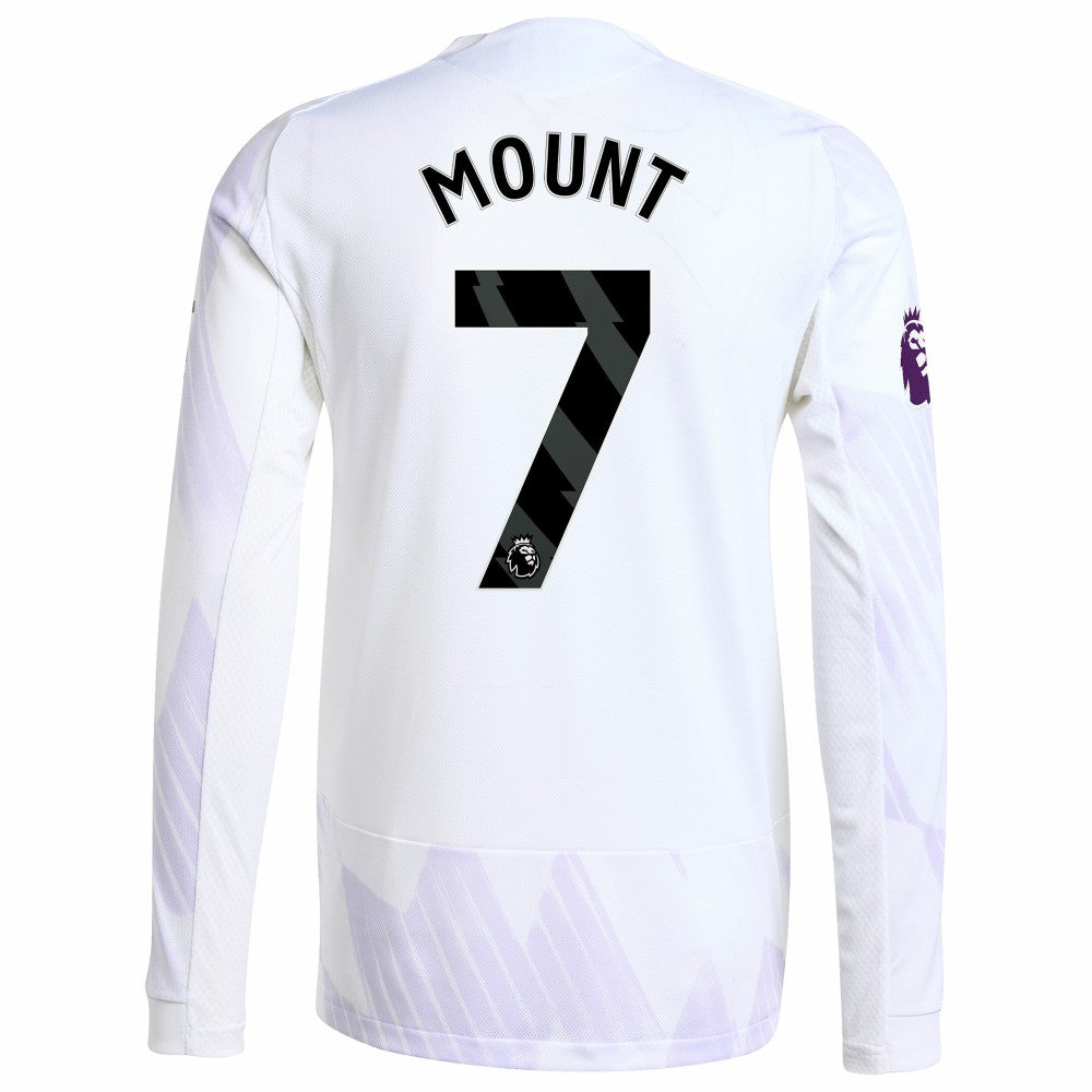 Mason Mount Manchester United 2025/26 Away Long Sleeve Player Jersey