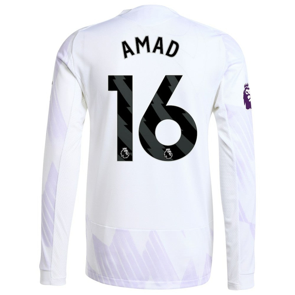 Amad Diallo Manchester United 2025/26 Away Long Sleeve Player Jersey
