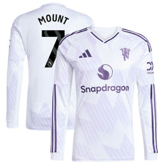 Mason Mount Manchester United 2025/26 Away Replica Long Sleeve Player Jersey