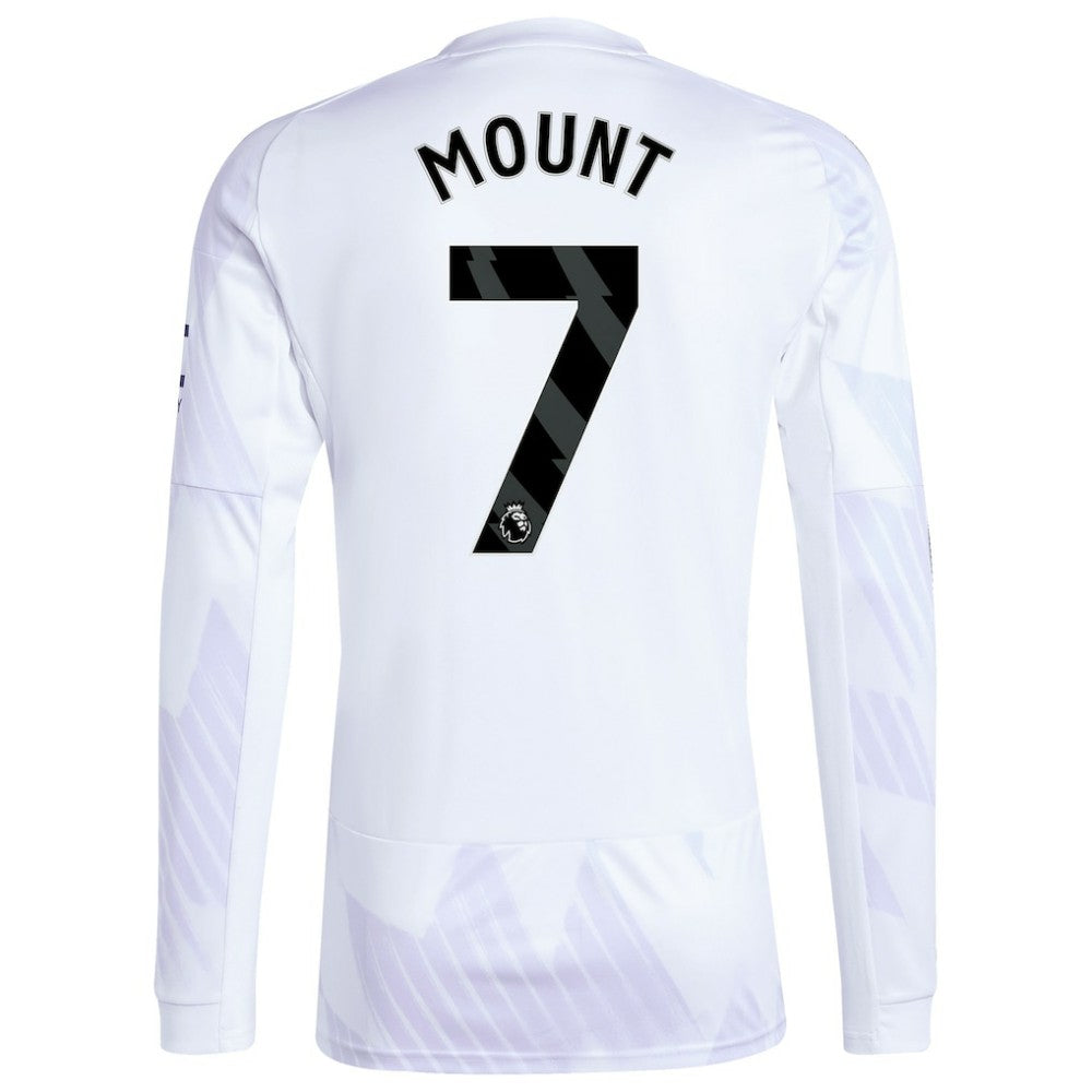 Mason Mount Manchester United 2025/26 Away Replica Long Sleeve Player Jersey