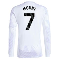Mason Mount Manchester United 2025/26 Away Replica Long Sleeve Player Jersey