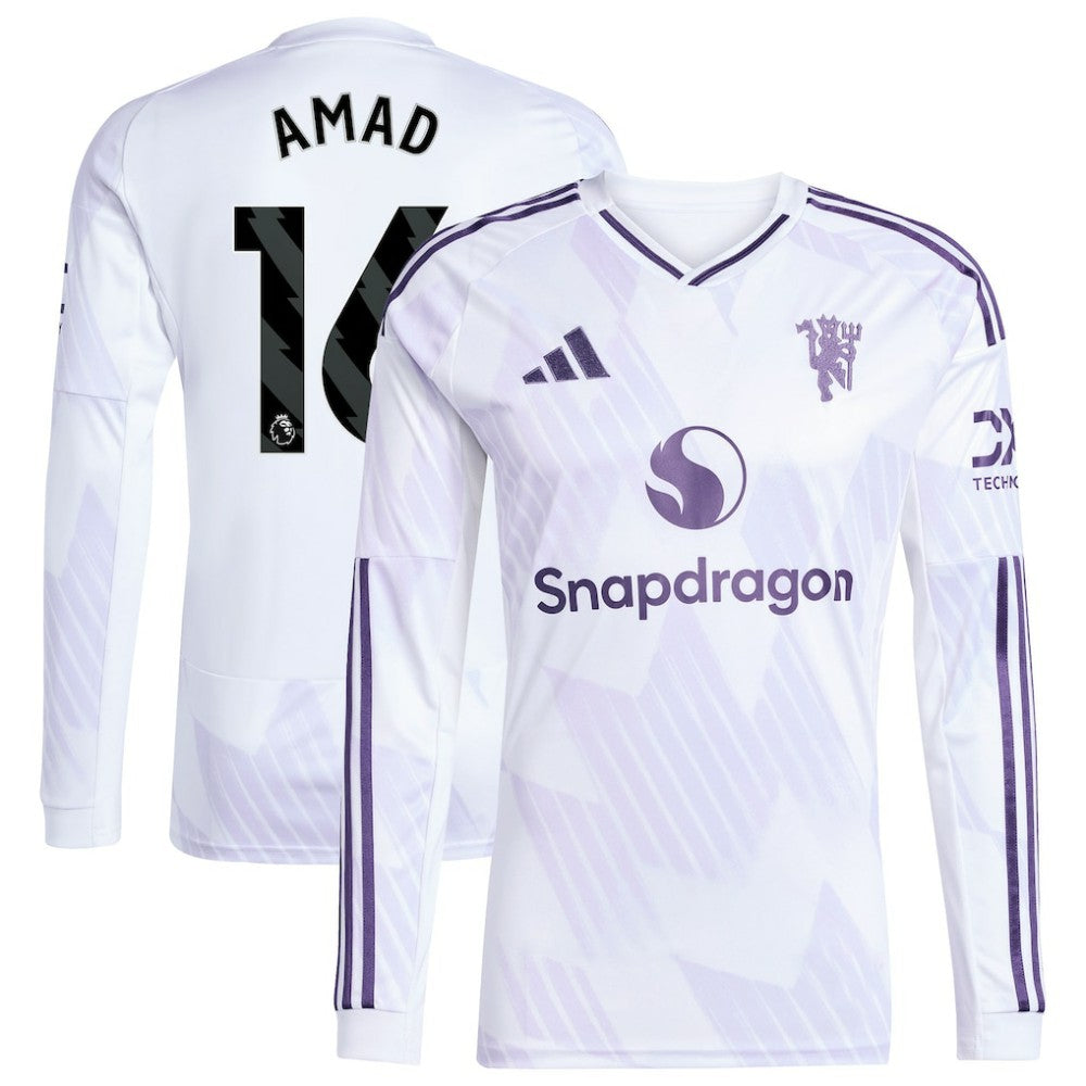 Amad Diallo Manchester United 2025/26 Away Replica Long Sleeve Player Jersey