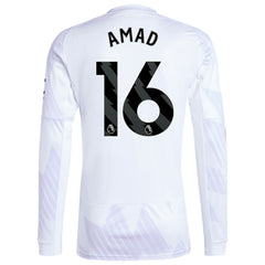 Amad Diallo Manchester United 2025/26 Away Replica Long Sleeve Player Jersey