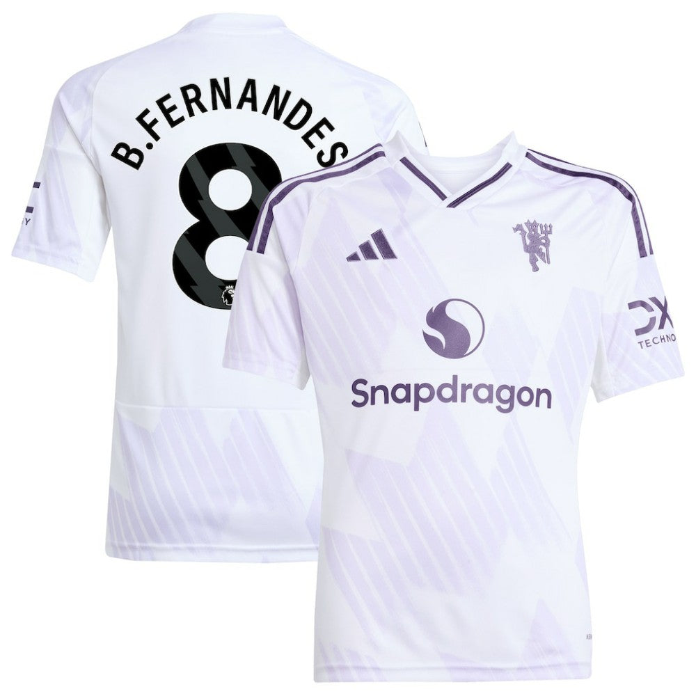 Bruno Fernandes Manchester United Youth 2025/26 Away Replica Player Jersey
