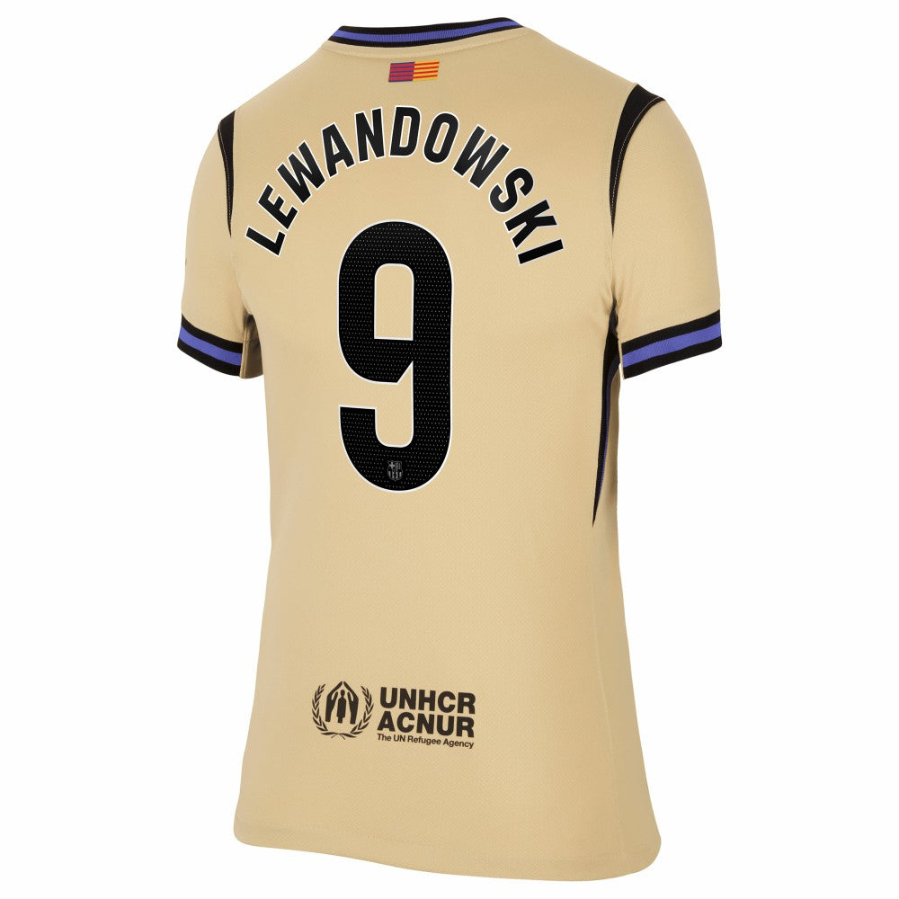 Robert Lewandowski Barcelona Women's 2025/26 Away Stadium Replica Jersey