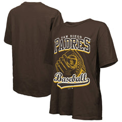 San Diego Padres Majestic Threads Women's Oversized First Base T-Shirt - MLB T-shirts
