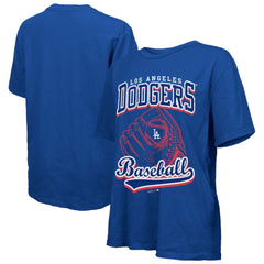 Los Angeles Dodgers Majestic Threads Women's Oversized First Base T-Shirt - MLB T-shirts