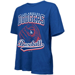 Los Angeles Dodgers Majestic Threads Women's Oversized First Base T-Shirt - MLB T-shirts