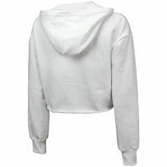 San Diego Padres Majestic Threads Women's Cropped Have A Field Day Tri-Blend Hoodie - MLB Hoodies