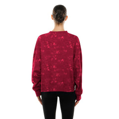 Wine Cleveland Cavaliers Women's Throwback Collection Mineral Wash Crewneck Sweatshirt sale | NBA