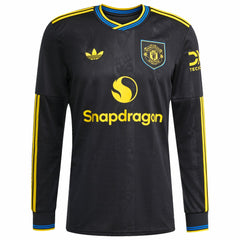 Manchester United 2025/26 Third Replica Long Sleeve Custom Jersey