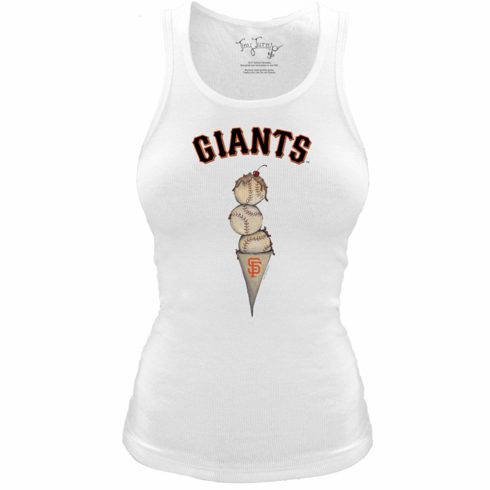 San Francisco Giants Tiny Turnip Women's Fitted Triple Scoop Tri-Blend Tank Top - MLB Tanks