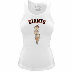 San Francisco Giants Tiny Turnip Women's Fitted Triple Scoop Tri-Blend Tank Top - MLB Tanks